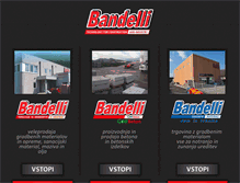 Tablet Screenshot of bandelli.si