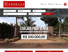 Tablet Screenshot of bandelli.com.br